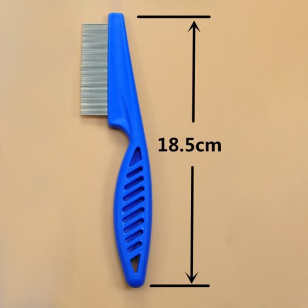 5 PCS Pet Combs Fine Toothed Stainless Steel Needle Fleas Removal Combs, Length: 18.5cm - Image 4
