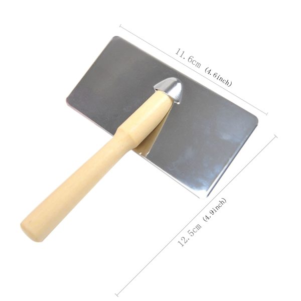 Grooming Cleaning Brush with Wood Handle for Pet,  Size: L, - Image 3