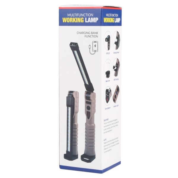 FA-WK06 Multifunctional Rechargeable Folding Work Emergency Light with Power Bank Function – Image 4