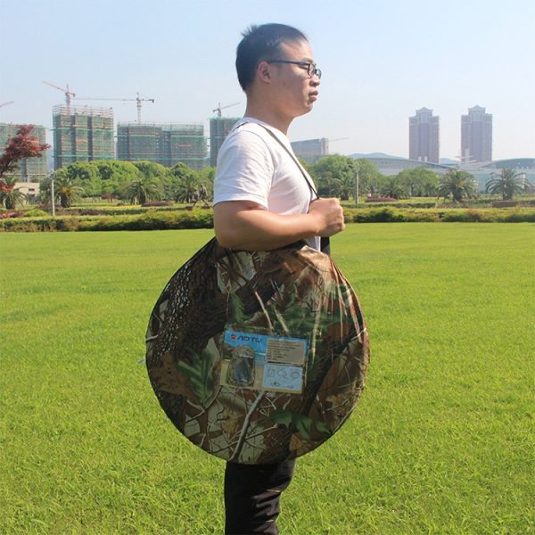 Clothes Changing Bathing Tent with Window, Size: 195x120x120cm - Image 10