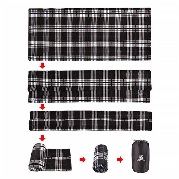 Aotu AT6109 Outdoor Camping Fleece Sleeping Bag for Adult, Random Color Delivery, Size: 180x75cm – Image 7
