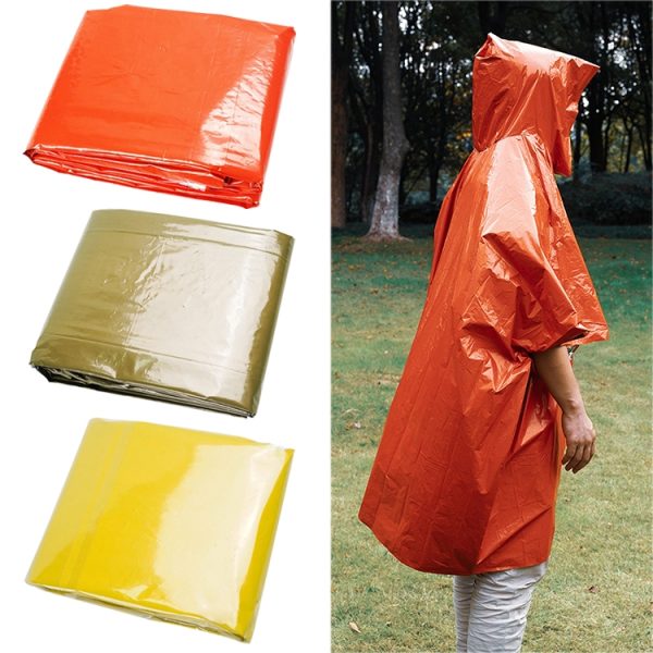 AOTU AT9052 Outdoor Camping Long First Aid Raincoat – Image 5