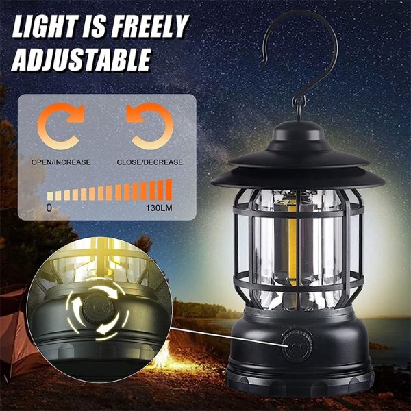 AOTU YT1030 Outdoor Retro Camping Light Emergency Hand Lamp – Image 7