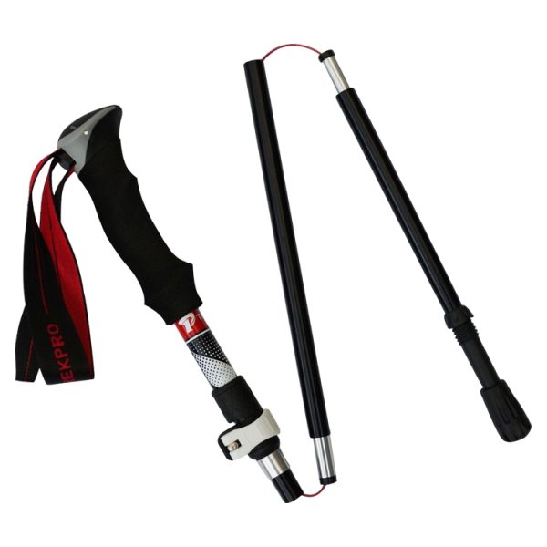 5 Node Portable Foldable Aluminium Alloy Trekking Poles, Folding Length : 28.5CM - Image 2