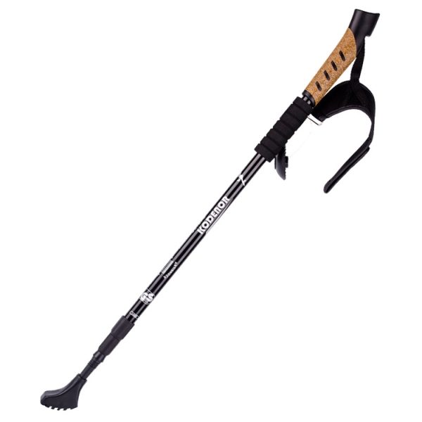 KODENOR Outdoor Mountaineering Portable Foldable Aluminium Alloy Straight Handle  Trekking Poles, Length : 66-135CM - Image 2