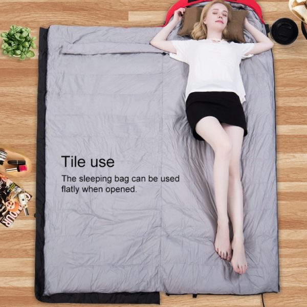 Outdoor Camping Sleeping Bag Splicing Indoor Cotton Sleeping Bed, Size: 210x80cm, Weight: 1.8kg – Image 9