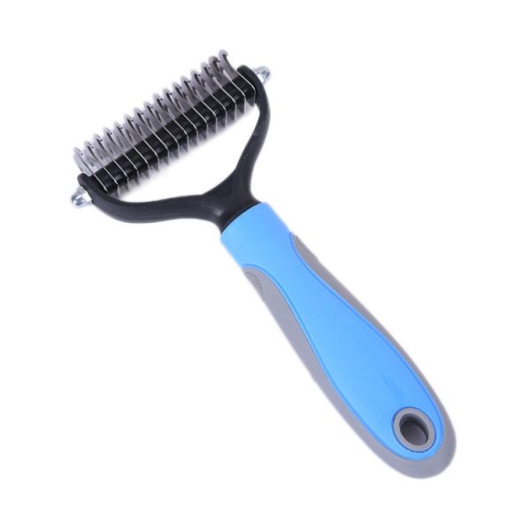 Pet Stainless Steel Dog Comb, Size: 18x7cm – Image 2