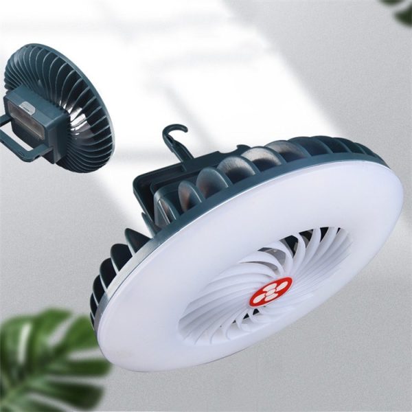 USB Rechargeable Fan Multi-function Tent Camping Lamp - Image 2