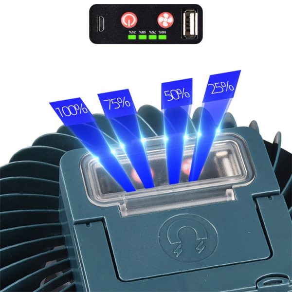 USB Rechargeable Fan Multi-function Tent Camping Lamp - Image 3