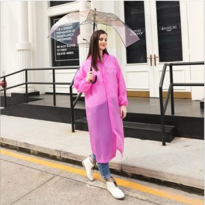 Disposable  PEVA Environment Transparent Raincoat
