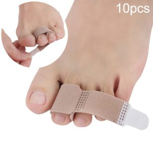 10pcs Toe Finger Straightener Hook Splint