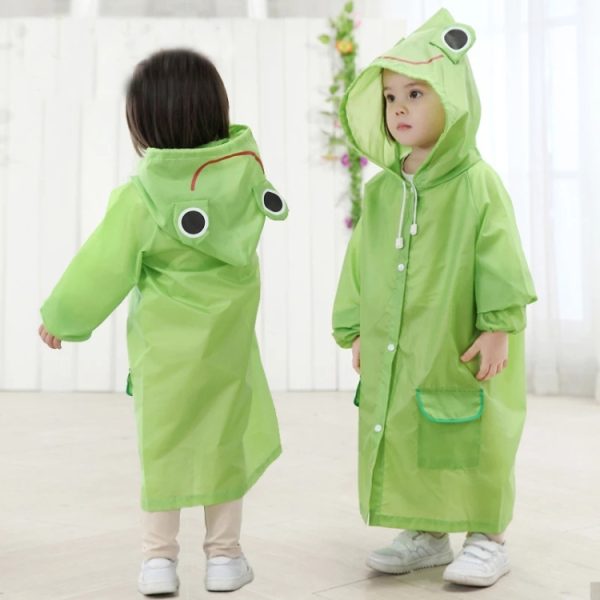 Outdoor Cute Waterproof Kids Rain Coat Animal Style - Image 6