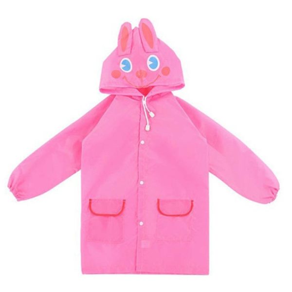 Outdoor Cute Waterproof Kids Rain Coat Animal Style - Image 10