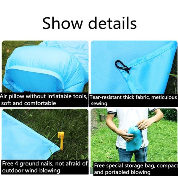 Outdoor Waterproof Air Pillow Picnic Mat - Image 3