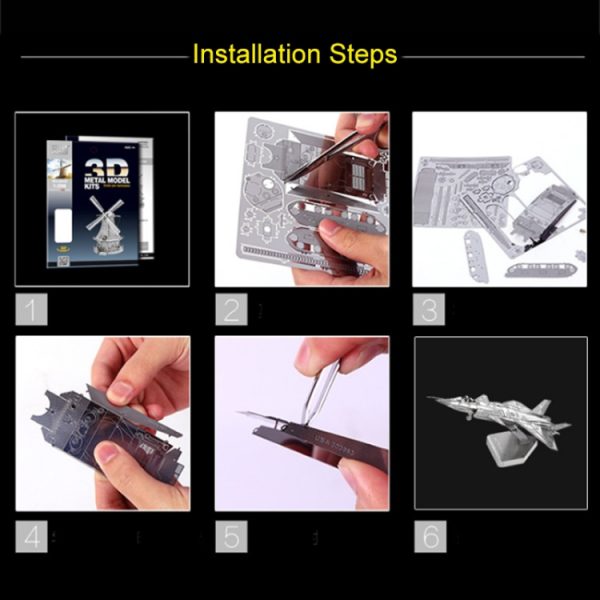 3D Metal Assembly Model DIY Puzzle Dinosaur Model - Image 4