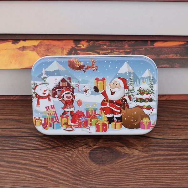 4 PCS Christmas Wooden Handmade Santa Claus Puzzle Toy - Image 2