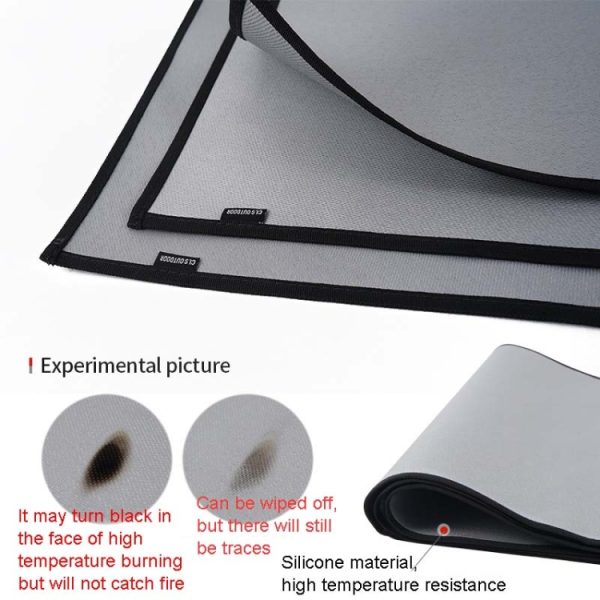 Outdoor Camping Fireproof Cloth Picnic Barbecue Heat Insulation Mat - Image 6
