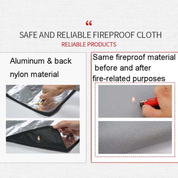 Outdoor Camping Fireproof Cloth Picnic Barbecue Heat Insulation Mat - Image 7