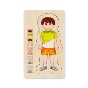 Onshine Five-Layer Human Body Structure Puzzle Wooden Puzzles For Children