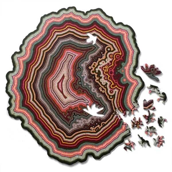Allotype Agate Puzzle Difficult Wooden Jigsaw Puzzle Toy - Image 6