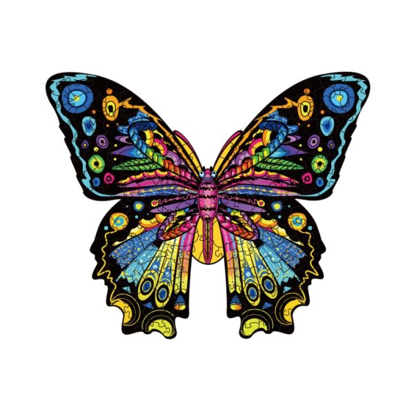 Butterfly Wooden Alien Three-Dimensional Puzzle - Image 4