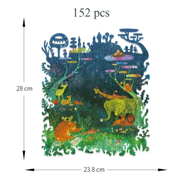Irregular Wooden Puzzle Adult High Difficulty Creative Gift - Image 4