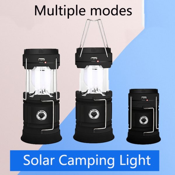 5803 Solar Camping LED Emergency Portable Light Support USB Output - Image 8
