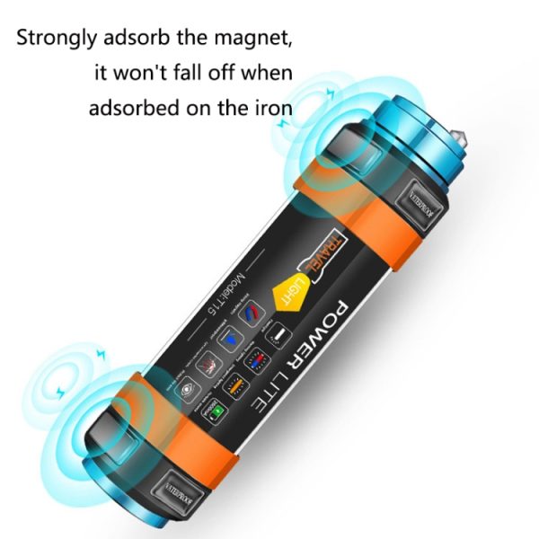 Outdoor LED Camping IP68 Waterproof Flashlight with Mosquito Repellent / Warning Function – Image 9