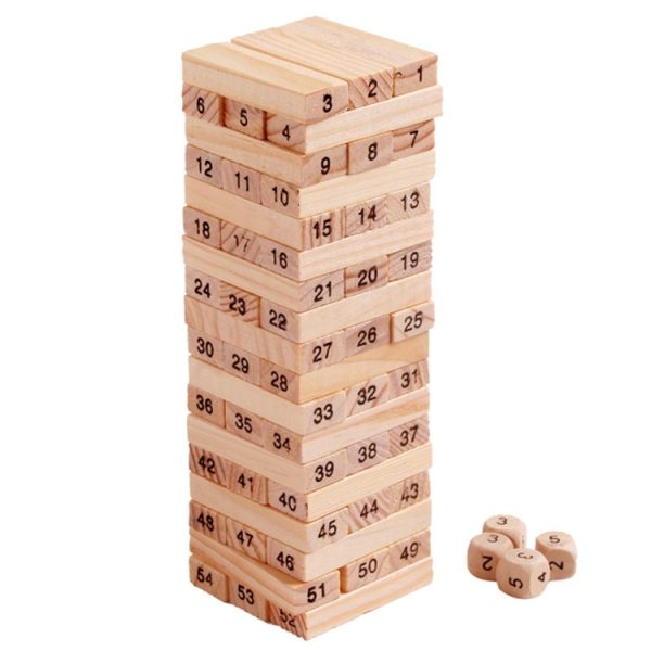 54pcs /Set Childrens Educational Building Block Toys Stacking Game - Image 2