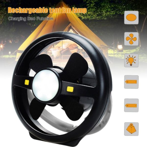 Outdoor Tent USB Hook Light LED Camping Fan Light - Image 7