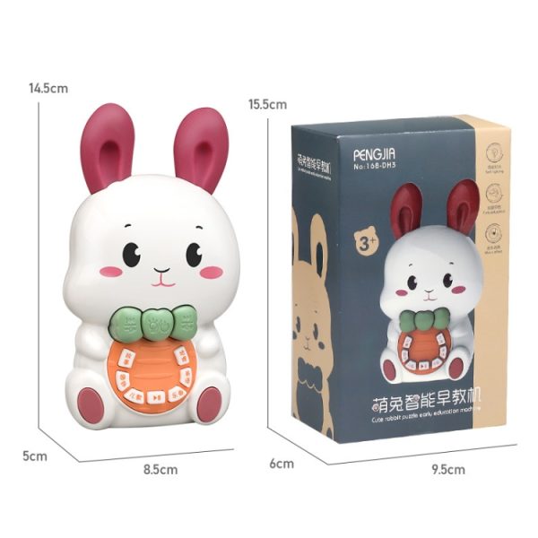 Children Singing Luminous Rabbit Early Education Learning Machine – Image 5