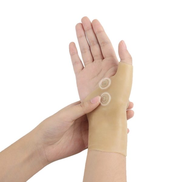 4 PCS Silicone Magnetic Therapy Glove Wrist Sprain Fixed Wrist Cover - Image 6