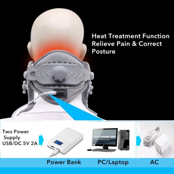 Adjustable Hot Compress Stretching Neck Brace - Image 6