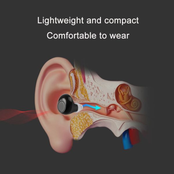 TWS In-Ear Sound Amplifier For Elderly Hearing Aid Headphones - Image 6