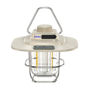 LY02 LED Retro Lantern Hand Tent Lamp USB Charging Camping Light