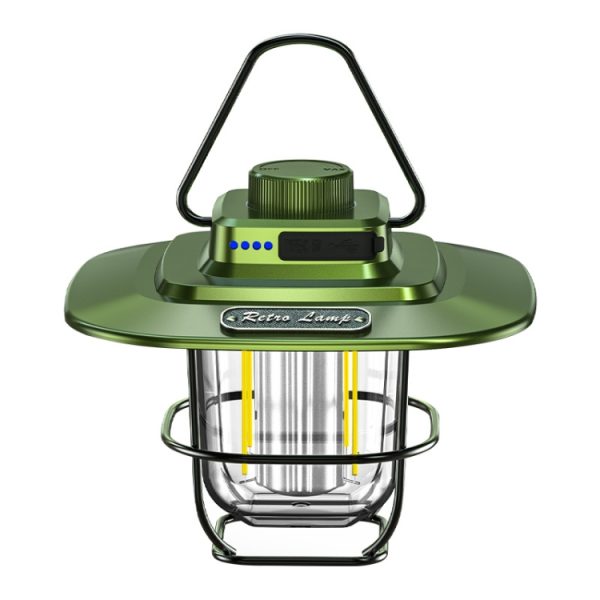 LY02 LED Retro Lantern Hand Tent Lamp USB Charging Camping Light - Image 4