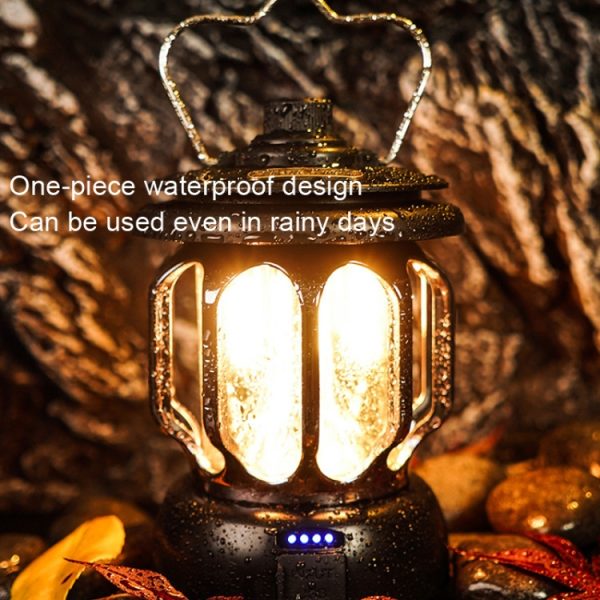 LH-B46 LED Retro Tent Light Convenient USB Charging Camping Light - Image 8
