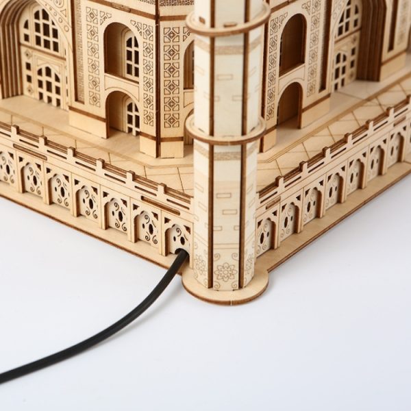 Castle 3D Wooden Puzzle Children Educational Toy - Image 5