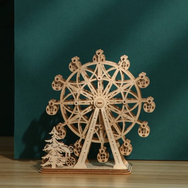 Ferris Wheel 3D Wooden Puzzle Children Educational Toys - Image 2
