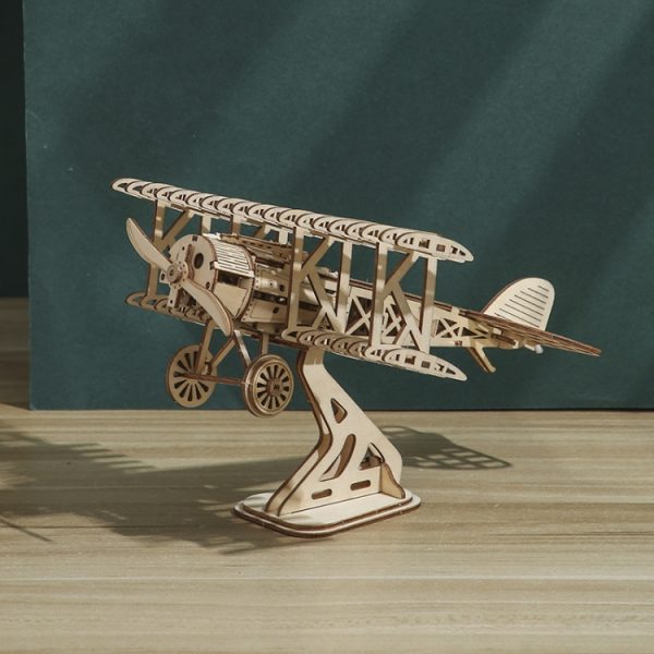 Aircraft 3D Wooden Puzzle Toy – Image 2
