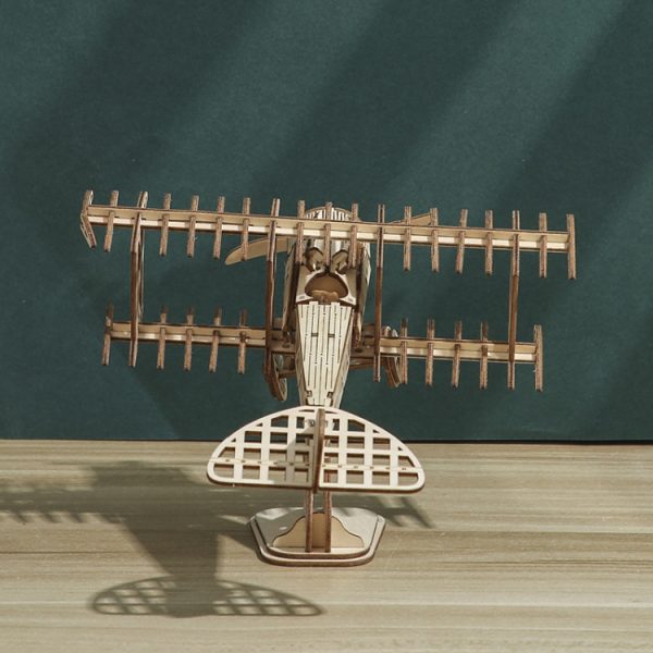 Aircraft 3D Wooden Puzzle Toy – Image 3