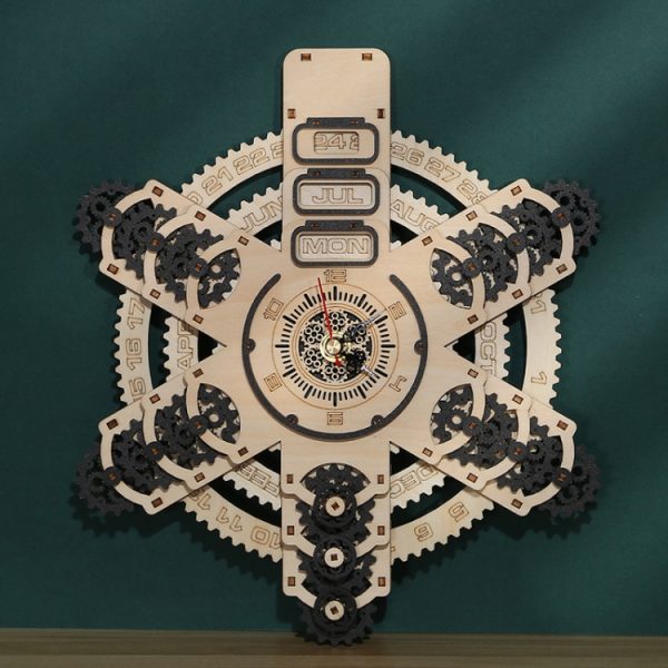 Perpetual Calendar 3D Wooden Puzzle Toys - Image 2