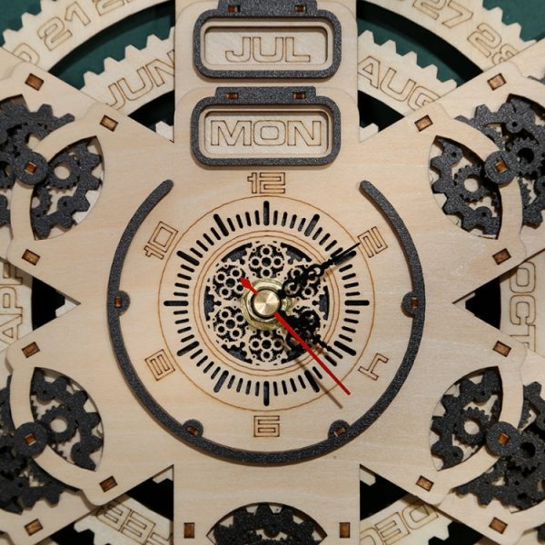 Perpetual Calendar 3D Wooden Puzzle Toys - Image 5