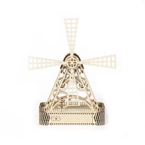 Windmill 3D Wooden Puzzle Toys DIY