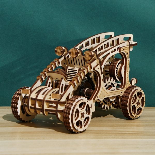 Bumper Car 3D Wooden Puzzle Model DIY - Image 3