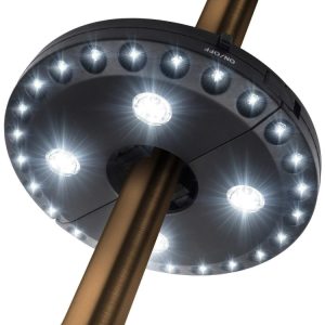 24+4 LEDs Umbrella Light Balcony Emergency Tent Light for 2.5-3.5cm Pole