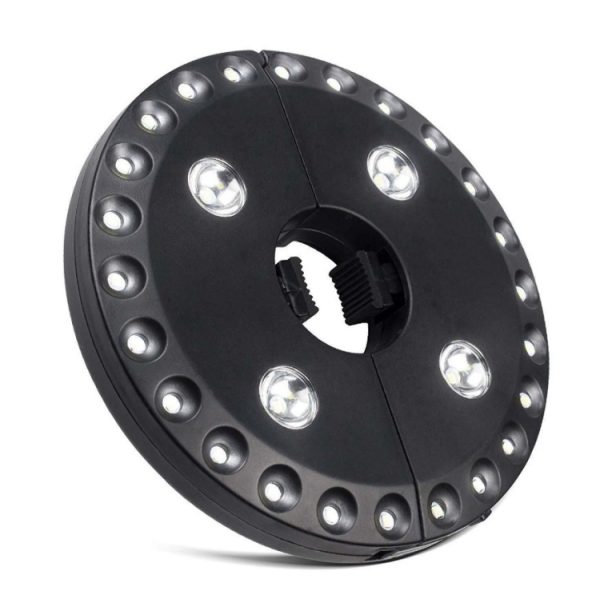 24+4 LEDs Umbrella Light Balcony Emergency Tent Light for 2.5-3.5cm Pole - Image 3