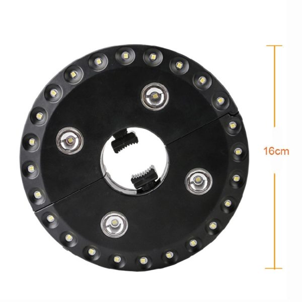 24+4 LEDs Umbrella Light Balcony Emergency Tent Light for 2.5-3.5cm Pole - Image 4