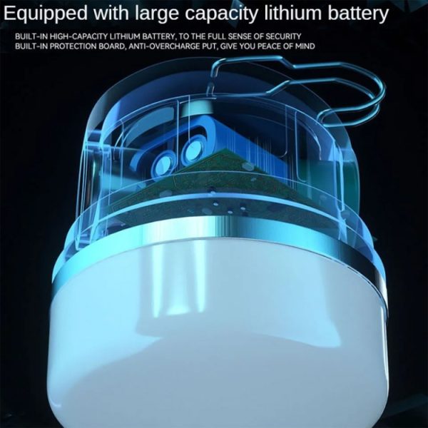 M10 Solar Tent Light With Portable Power Supply Handheld Camping Light Outdoor Vintage Mood Lights – Image 7