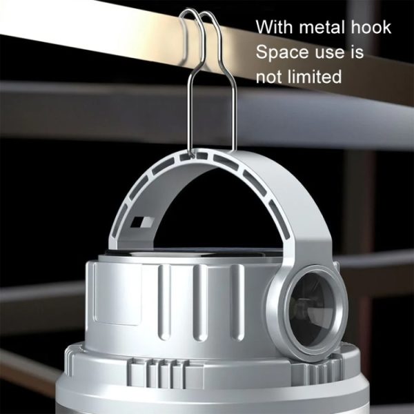 M10 Solar Tent Light With Portable Power Supply Handheld Camping Light Outdoor Vintage Mood Lights – Image 12